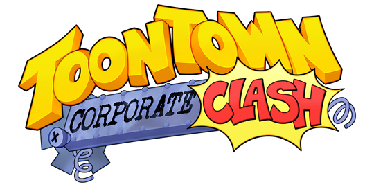 Toontown Corporate Clash logo